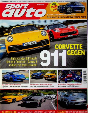 Deckblatt Sport Auto (06/2019)